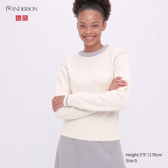 JW Anderson x Uniqlo Premium Lambswool Crew Neck Sweater (read desc for sz) - Picture 4 of 4